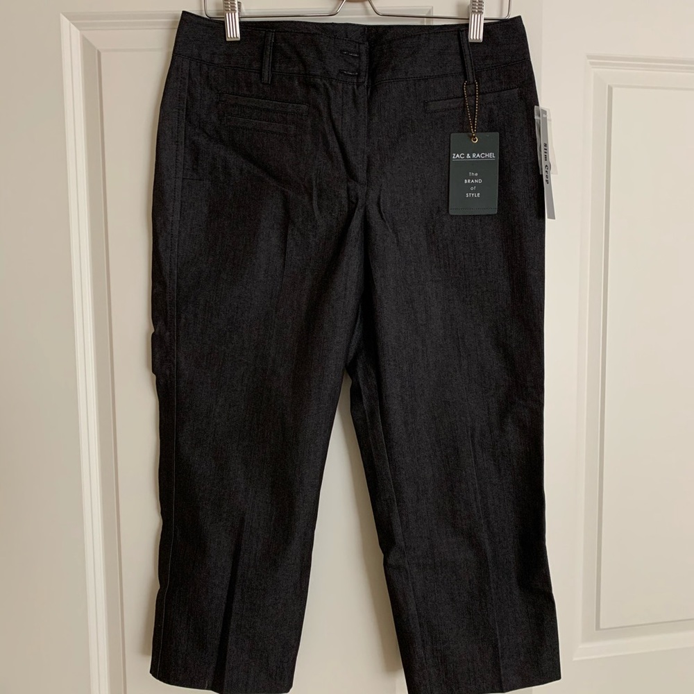 ZAC & RACHEL black slim crop pants